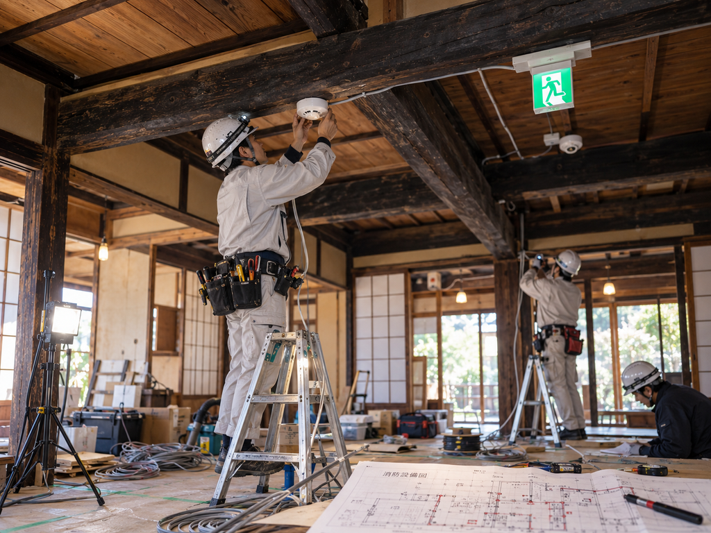 第4章 消防法の壁｜古民家を店舗に用途変更するときの消防用設備と届出4つ